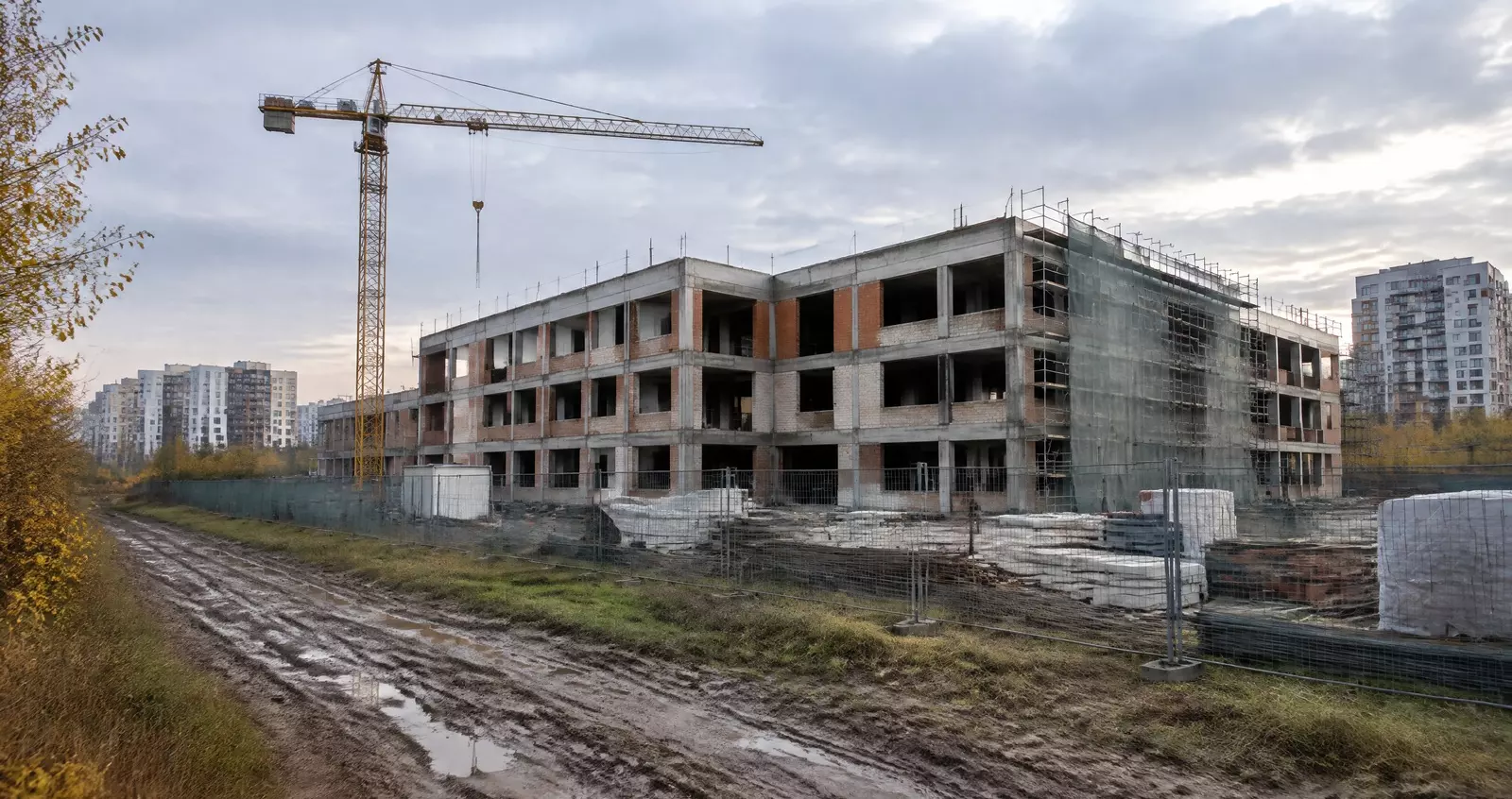 В Калининграде планируют достроить школу на улице Левитана к 2029 году
