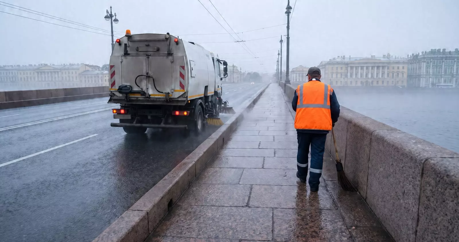 В Петербурге ищут подрядчика для уборки мостов и путепроводов почти за 655 млн рублей